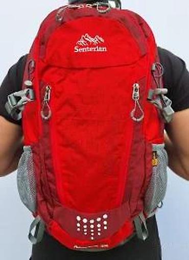 Sportske torbe i rančevi: Planinarski ranac Senterlan Adventure 35L – crveni - Zapremina: 35 — 12