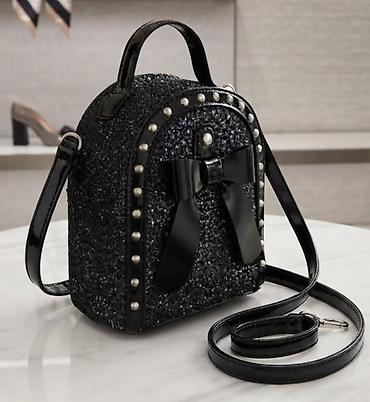 divna torbica: Elegantna mini torbica sa mašnom - Model: kompaktna crossbody/mini — 1