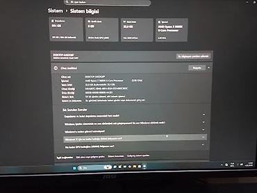 Masaüstü kompüterlər və iş stansiyaları: Parametrlər: 🟢 Ana Kart: B650 🟢 Prosessor: AMD Ryzen 5 9600X 🟢 Ekran — 7