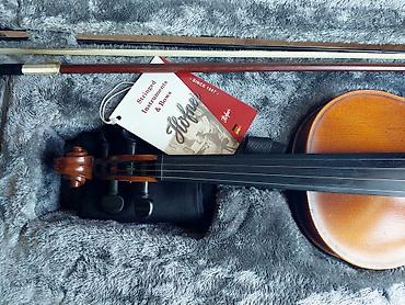 Skripkalar: Orijinal Alman Höfner H8 Violini – Full Paket (Karbon Keys və Arşe — 2