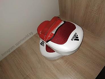 Перчатки: Боксерская лапа - ADIDAS Материал изготовления: натуральная 100% кожа — 5