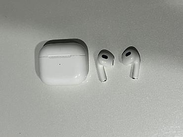 airpods 3: Apple AirPods (3-cü nəsil) – orijinal naqilsiz qulaqcıqlar — 1