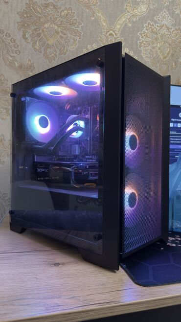 Настольные ПК и рабочие станции: Компьютер, ОЗУ 32 ГБ, Игровой, Б/у, Intel Core i7, AMD Radeon RX 580, SSD