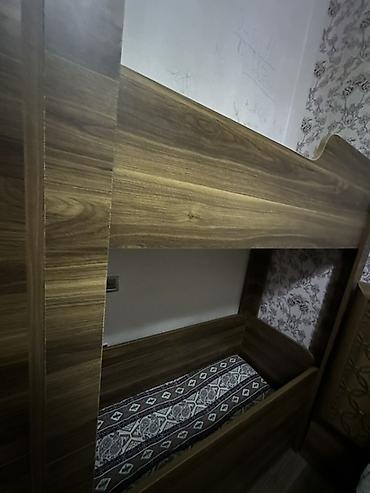 metal ikimərtəbəli carpayılar: Oğlan və qız üçün, Yeni, Çarpayı, Matras ilə, Siyirməsiz, Laminat — 1