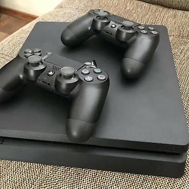 сы 4: Продам ps4 слим прошитый 500 гб 9 игр внутри 2 джойстика один — 1