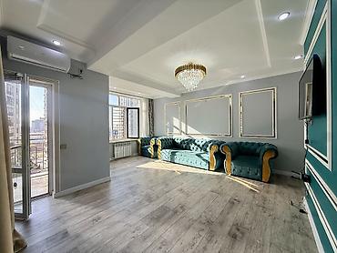 площадь ала тоо: 3 комнаты, 95 м², Элитка, 6 этаж, Евроремонт — 8