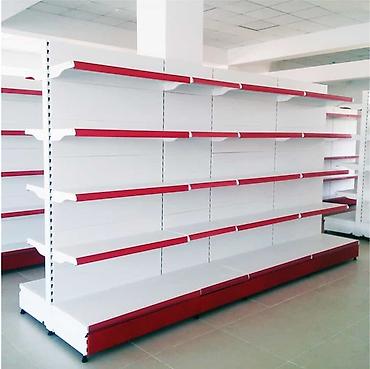 Соода жабдуулары: Металлический торговый стеллаж для магазина - Конструкция: модульная — 4