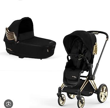 Коляски: Коляска, Cybex, цвет - Черный, Б/у, Платная доставка — 1