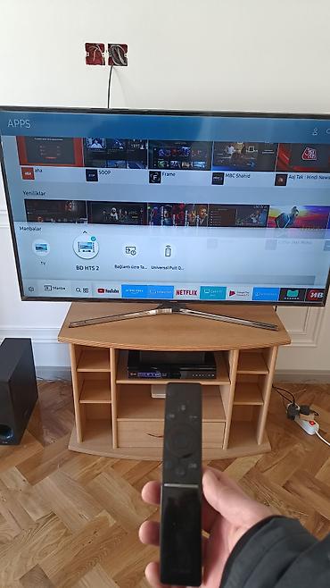 smart tv box: Samsung TV – 55” Curved LED - Ekran: 55 düym, əyri (Curved) LED — 3