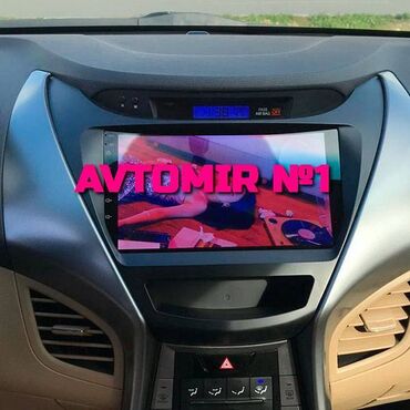 hyundai elantra 2012: Hyundai elantra 2012 ucun android monitor dvd-monitor ve android