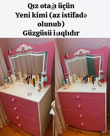 işlənmiş mebeller: Güzgü Kamod -Qız otağı üçün -Yeni kimi, baha alinib -Seliqəli — 1