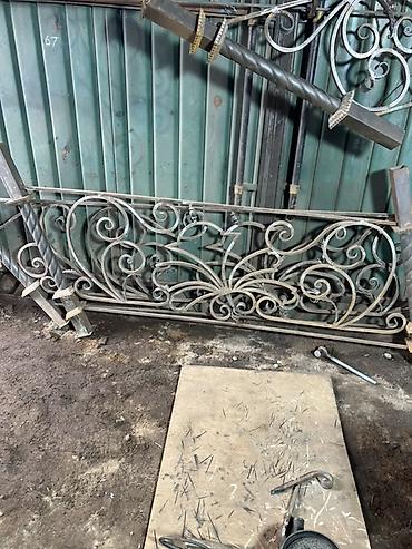 Изготовление перил: Изготовление перил Материал: Кованное железо, Наружные, Бесплатный замер — 233