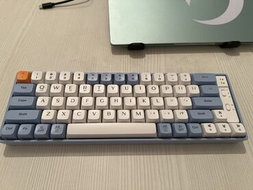 Компьютеры, ноутбуки и планшеты: Клавиатура, LANGTU, Механическая, Bluetooth, Проводное подключение, Размер: 65%