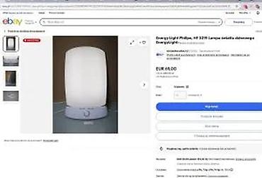 Medicinske lampe: Philips EnergyLight – uređaj za svetlosnu terapiju (modeli iz serije — 17