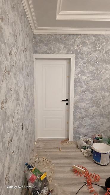 xam mdf: Ağ rəngli klassik interyer qapısı - Material: MDF/taxta əsaslı, hamar — 1