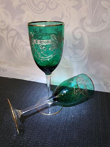 casa coca cola: Case kristal za dvoje Bohemija vinske iz 1960/70te godine. Case za — 10