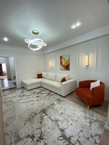 купить квартиру бишкек центр: 3 комнаты, 101 м², Элитка, 13 этаж, Дизайнерский ремонт