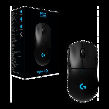 беспроводные накладные наушники в городе ош: Logitech G PRO Wireless,Игровая мышь беспроводная. черный.новая в