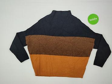 sweter w paski h: Golf damski, rozmiar 6XL — 3