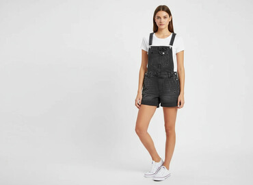 spodenki robocze castorama: Bershka, Dungarees for women, size S