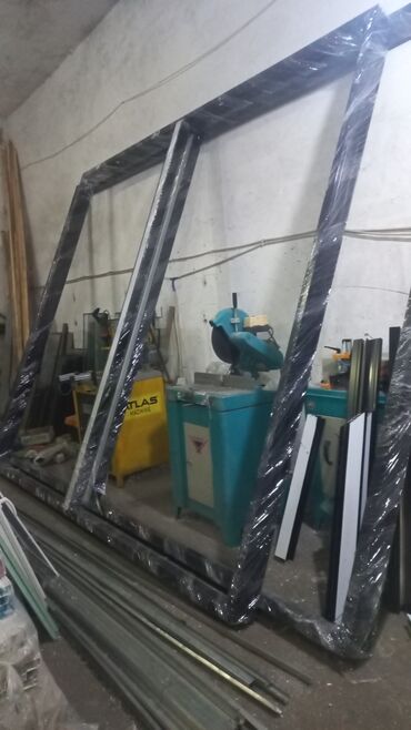 Plastik pəncərələr: Yeni İkiqat şüşə paketi Plastik pəncərə, Еni: 350 sm, Uzunluğu: 300 sm, Pulsuz quraşdırma — 14