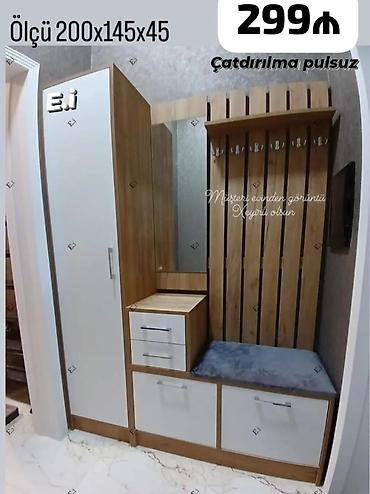 şifoner dolab: Yeni, 1 qapı, Güzgülü, Açılan, Düz dolab — 1