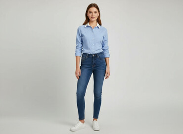 Ubrania damskie: Easy Wear, Koszula damska, rozmiar L