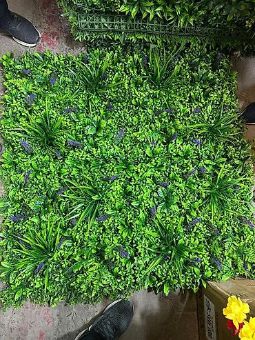 Панно: Искусственная зелёная стена (панели-коврики) - Модульные панели с — 4