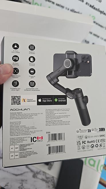 Telefon üçün stabilizatorlar: Aochuan Smart XE – 3 oxlu smartfon stabillayzer. məhsul yenidir — 3
