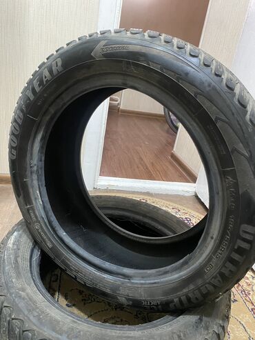 Шины: Шины 195 / 55 / R 15, Зима, Б/у, Пара, Легковые, Польша, GoodYear