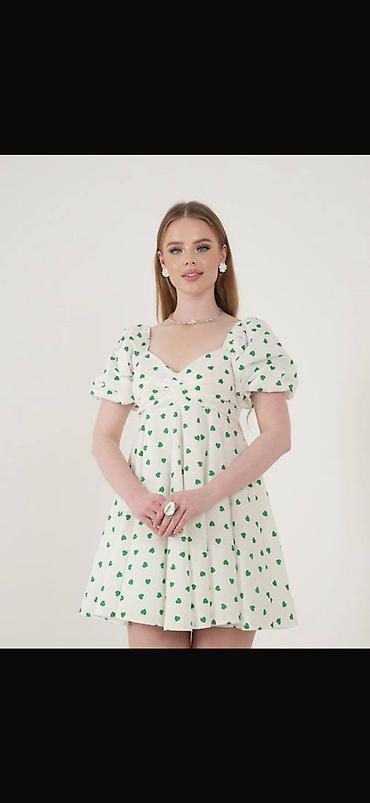 Повседневные платья: Шикарная платье на лето 
Ткань хб🧶
Размер?48
Цена🔥550сом — 6