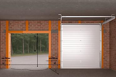 Секционные ворота: Секционные ворота и калитки из сэндвич‑панелей - Тип: подъемные — 12