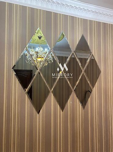 Душевые перегородки и ограждения: Принимаем на заказ: зеркальные панно любой сложности и дизайна зеркала — 23