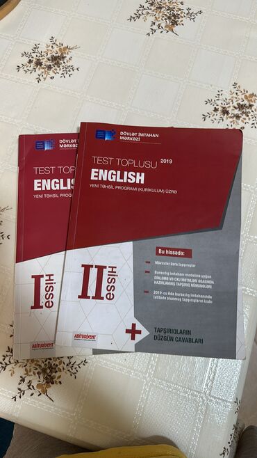 ingilis dili 1 ci hissə toplu pdf: İngilis dim toplu 1 və 2 hissə satılır