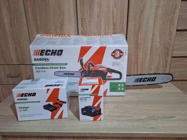 Motorne testere: Nova akumulatorska motorna testera ECHO SC 3410 punjač i baterija — 1