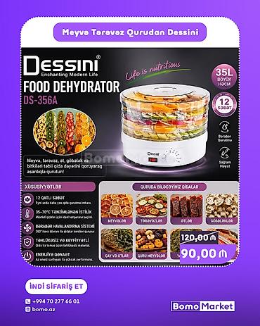 xb9x 360: Meyvə və tərəvəz qurudan aparat Dessini, 7-dən çox bölməli, Yeni — 1