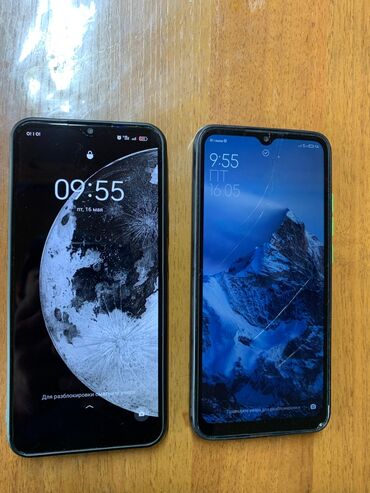 телефоны 10000: Redmi, Redmi 10A, Колдонулган, 128 ГБ, түсү - Кара, 2 SIM