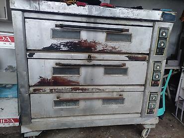 Пекарские шкафы: Промышленная пекарская печь, трехъярусная - Конструкция: 3 — 2