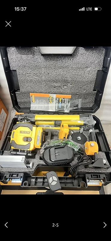 Лазерный уровень DEWALT 3D/4D, зелёный луч Профессиональный