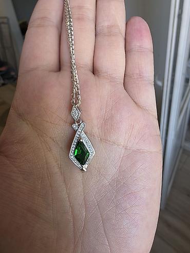 серебряный кулон: Набор украшений, Проба 925, Женские, Новый — 5