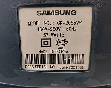 samsung 51: Samsung CK-2085VR kineskop televizor - Ekran: 20" (təxmini 51 sm) — 4