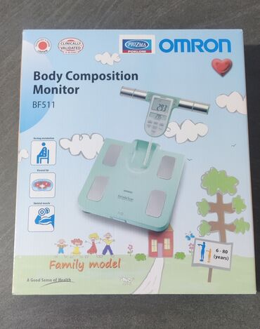 Vage za merenje telesne težine: OMRON BF 511 Vaga Medicinska vaga za odredjivanje telesnog sastava — 10