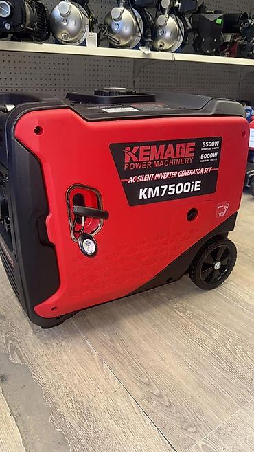 Генераторлор: Инверторный бензиновый генератор KEMAGE KM7500iE - Максимальная — 2