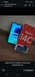 xiaomi note 10: Redmi 14C, 256 GB, rəng - Göy, Zəmanət