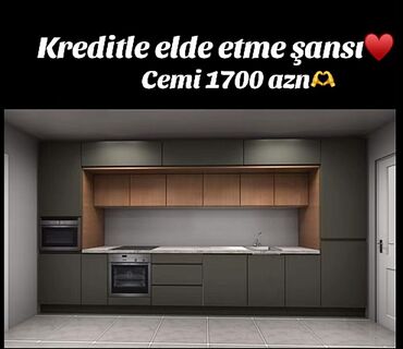 metbext skaflari: *Yeni Mətbəx mebeli 1700azn* Rəng seçimi var Ölçü 3.80 *çatdırılma