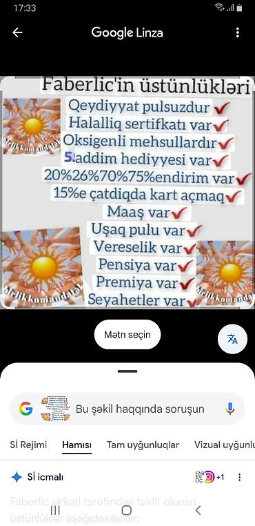 səyahət: Xidmət: Faberlic şəbəkəsinə qoşulma və məhsul çatdırılma sistemi — 1