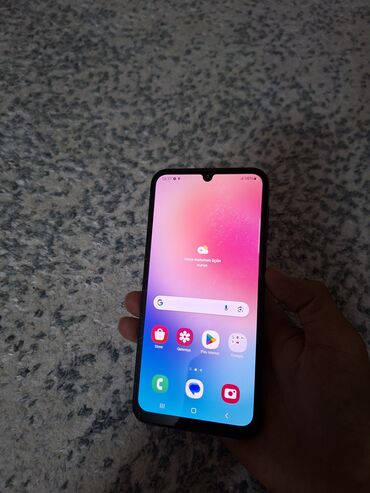 baku electronics samsung a80: Samsung Galaxy A24 4G, 128 GB, rəng - Qara, Zəmanət, Düyməli, Barmaq izi