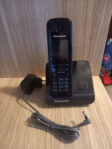 kohne ev telefonu: Stasionar telefon Panasonic, Simsiz, İşlənmiş