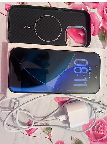 IPhone 16 Pro, Б/у, Графит, Зарядное устройство