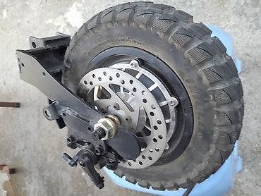 13 lük disk: Elektrik skuter üçün arxa təkər komplekti - Təkər ölçüsü: 90/65-6.5 — 3